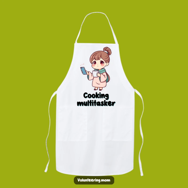 Funny Mom Multitasking Apron: Handle It All with This 'Funny Gift' Busy Mom Wear