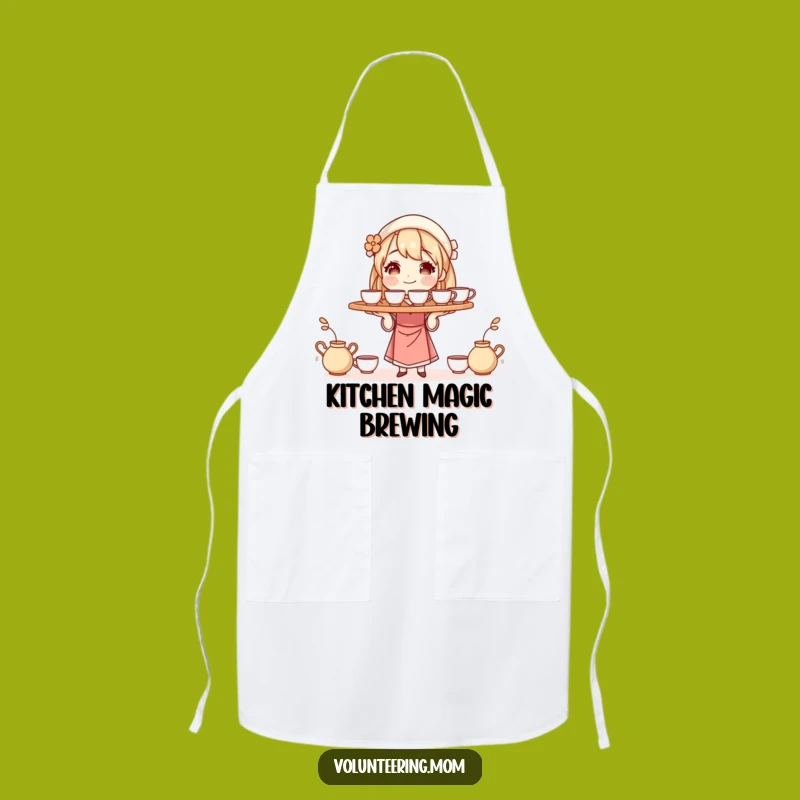 Funny Mom Coffee Tray Apron: Cook and Serve with Multitasking Flair