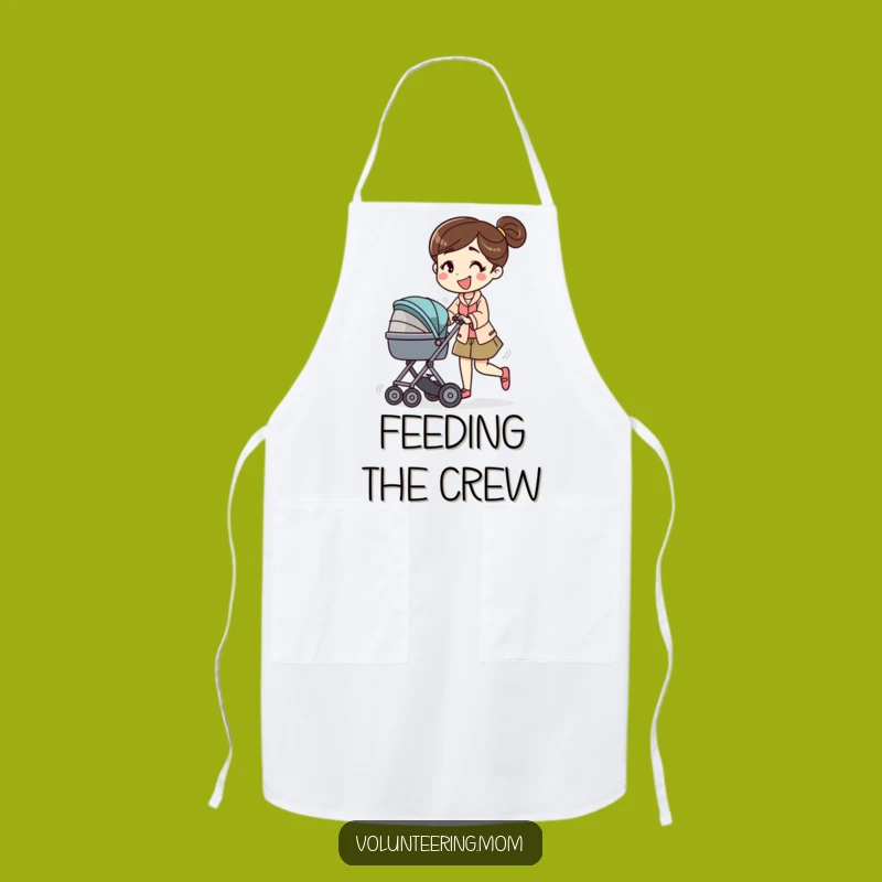 Funny Mom Stroller Push Apron: Cook and Play with Energetic Flair