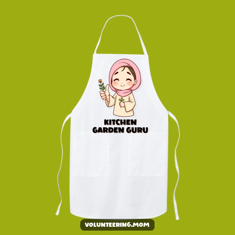 Funny Thumbs Up Plant Mom Apron - Hilarious Kitchen Garden Fun
