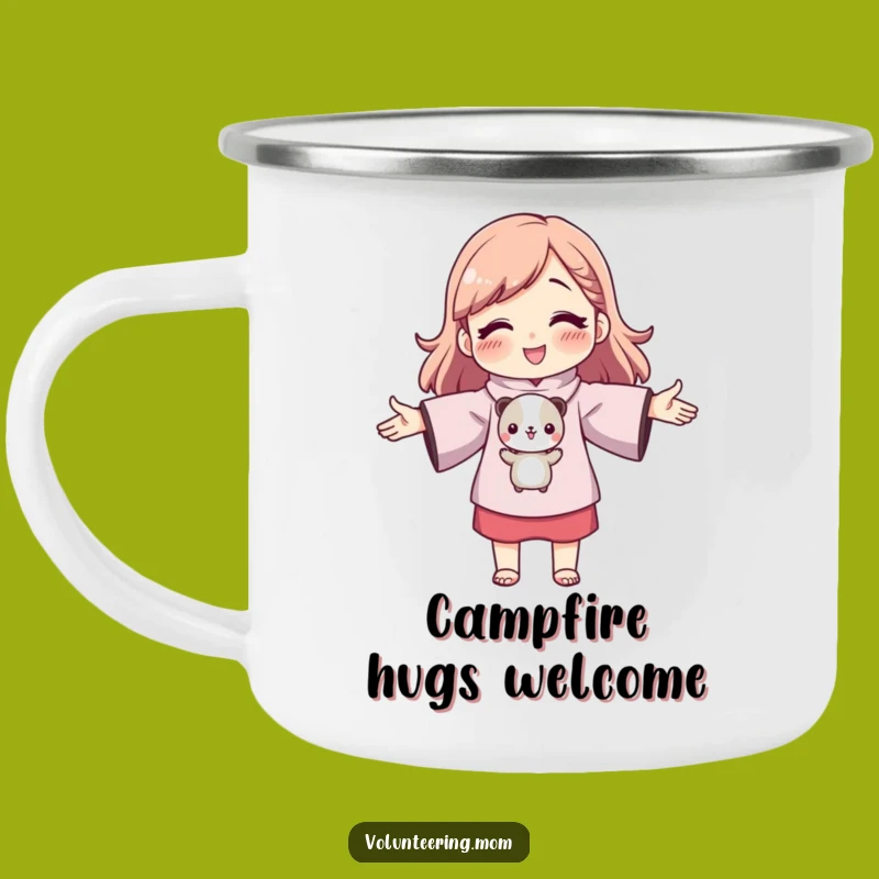 Funny Mom Hugging Animal Camping Mug - Durable Loving Adventure Gift