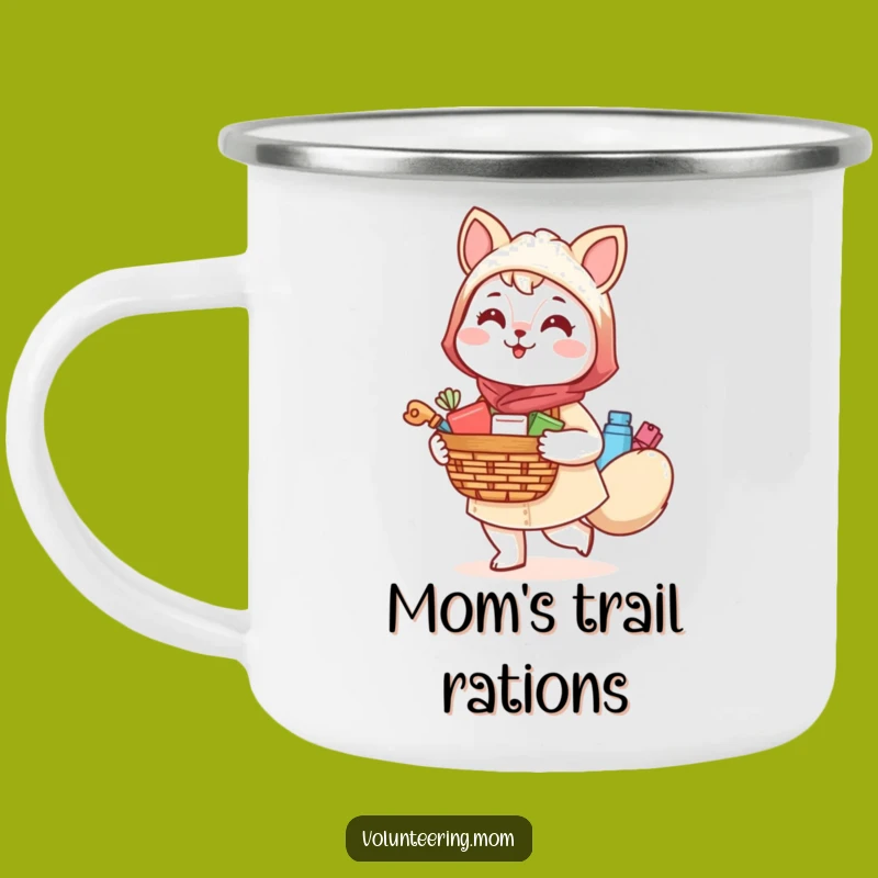 Funny Kawaii Mom Animal Camping Mug: Cheerful Supply Carrier Outdoor Gift
