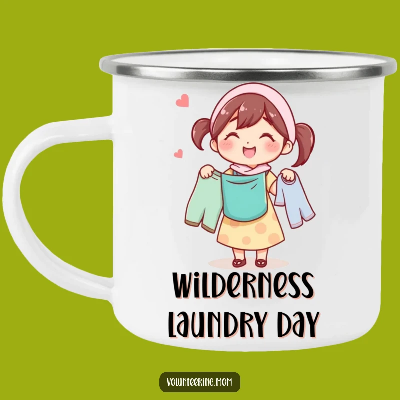 Funny Mom Laundry Day Camping Mug: Your Happy Helper's 'Funny Gift' Drinkware