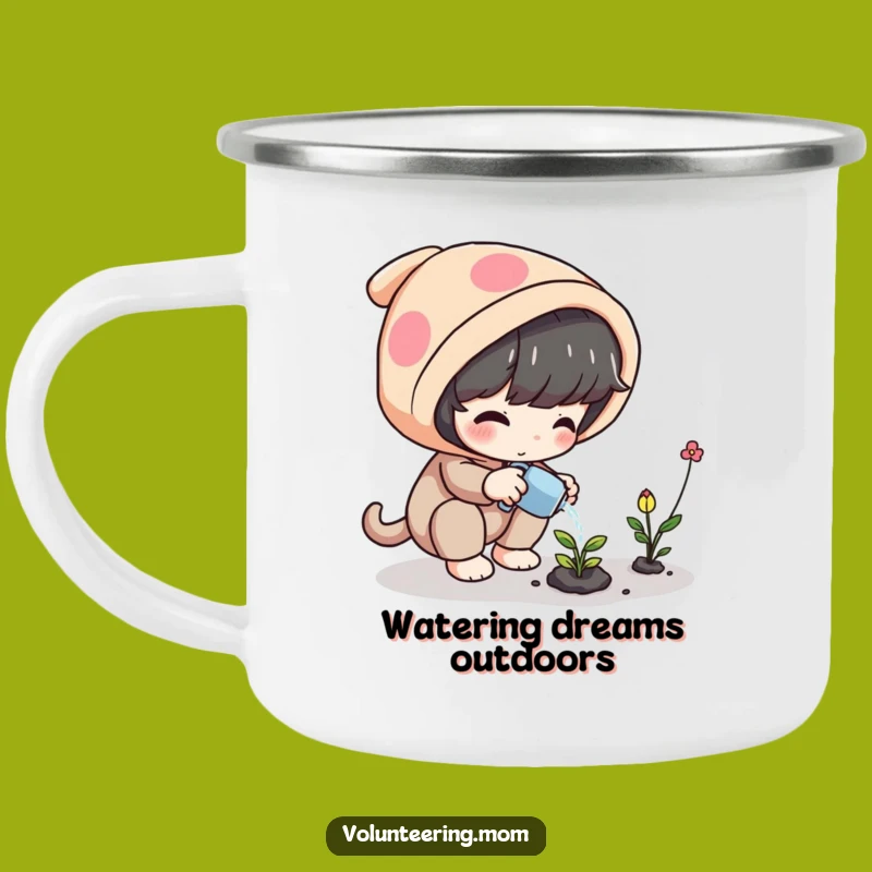 Funny Plant Camping Mug: Adventure Nurturing with Magical Watering