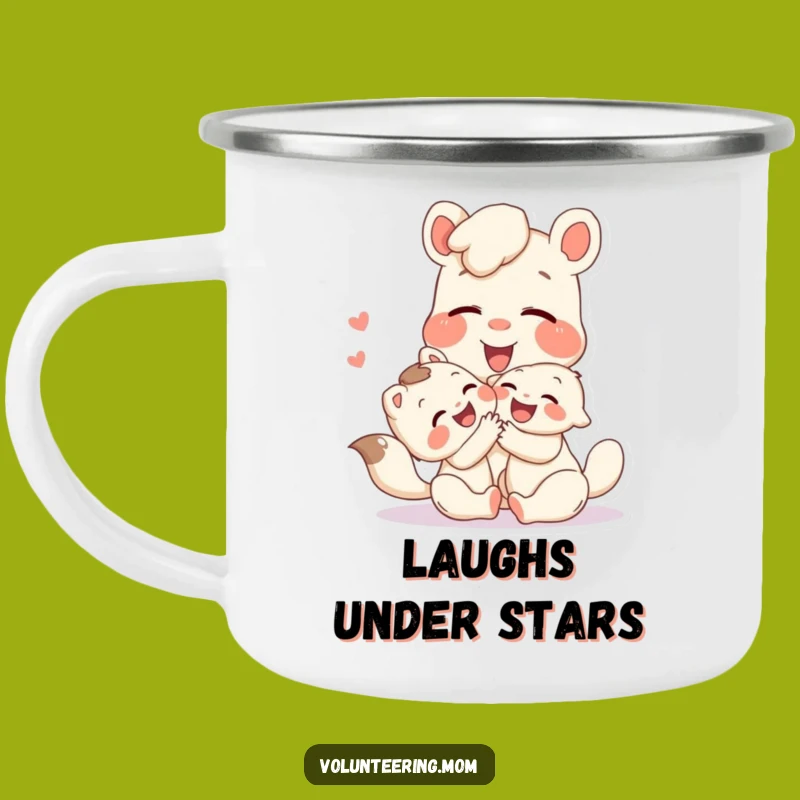 Funny Mom Animal Camping Mug: Playtime Laughter Outdoor Gift