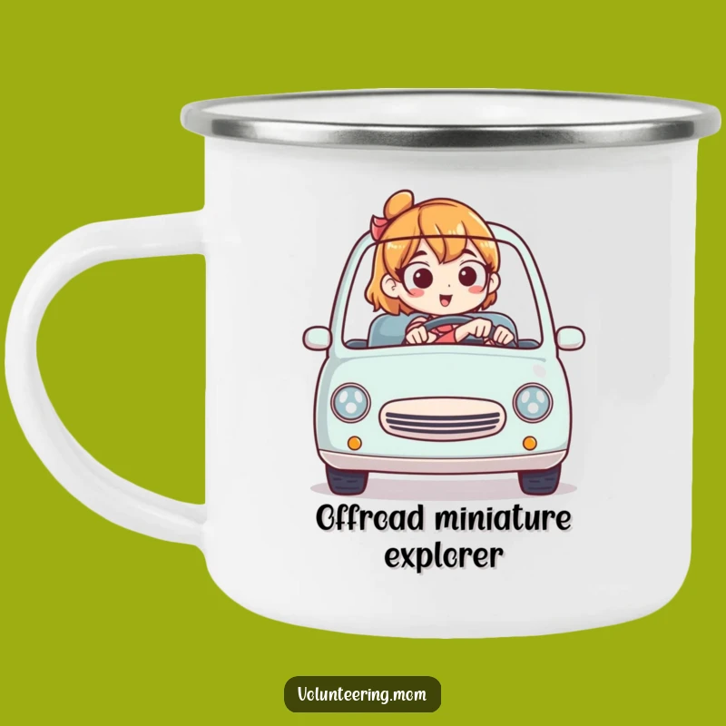 Funny Mom Tiny Car Expert Camping Mug - Hilarious Outdoor Adventure Gear