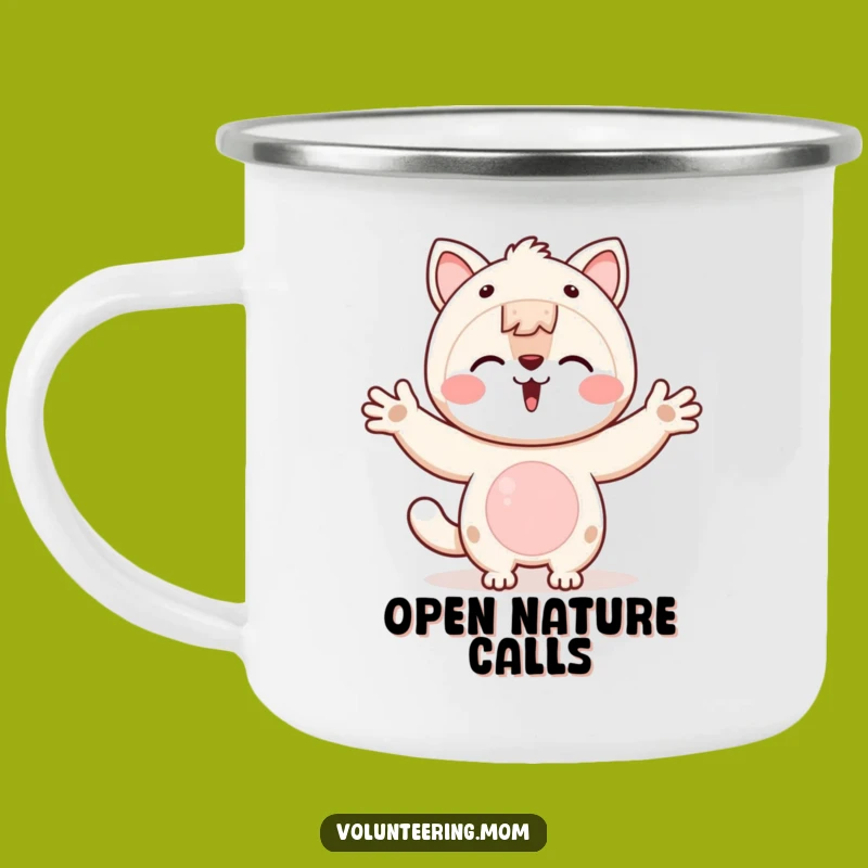 Funny Kawaii Mom Connection Camping Mug - Welcome Wherever You Roam!