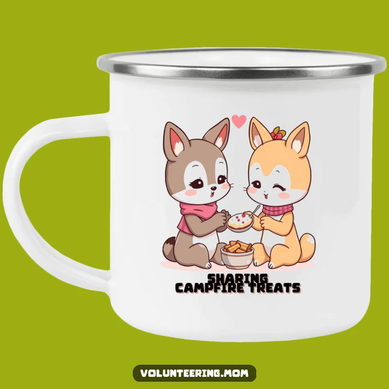 Adventure Funny Kawaii Mom Sharing Camping Mug - Outdoor Kindness Gift