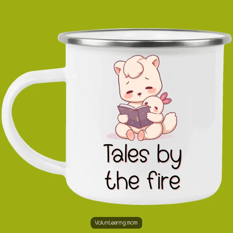 Funny Mom Animal Camping Mug: Reading Story Time Outdoor Gift