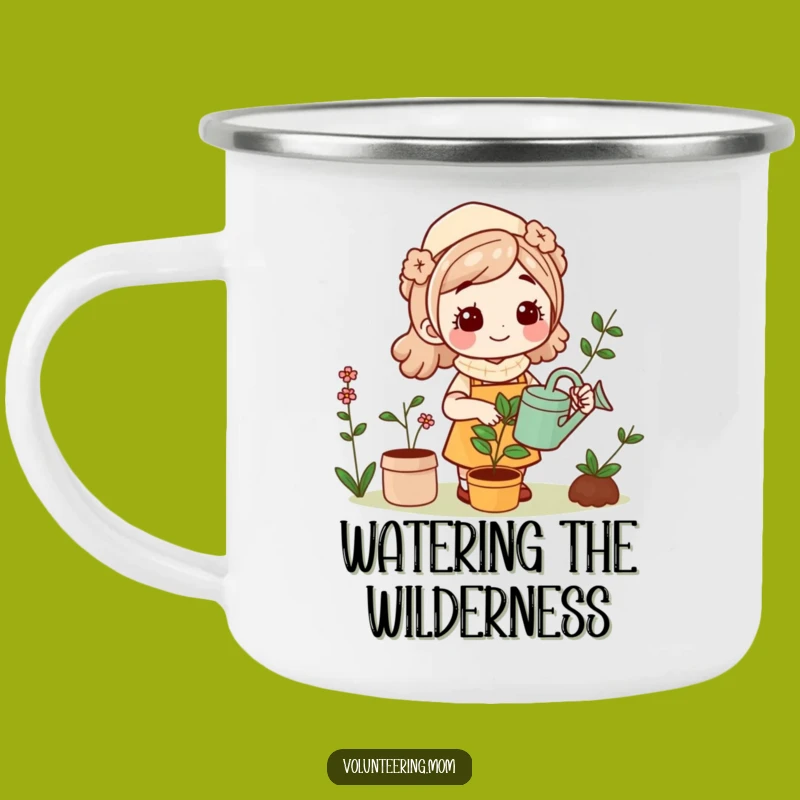 Durable Funny Kawaii Mom Gardening Camping Mug A Hilarious Funny Gift for Outdoors