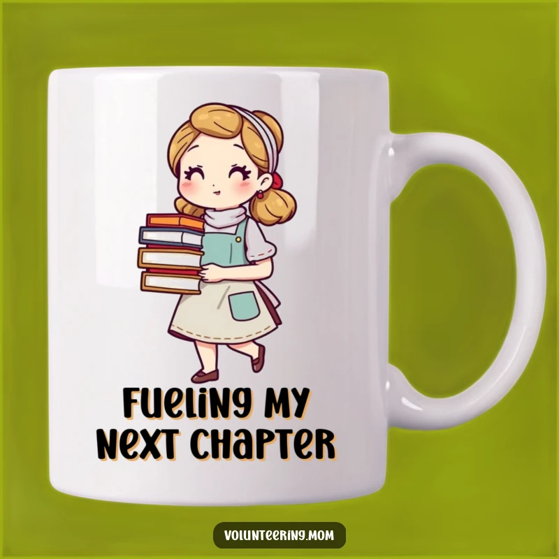 Bookish Mom Chef Mug: Funny Gift for the Multitasking Mom Who Reads!