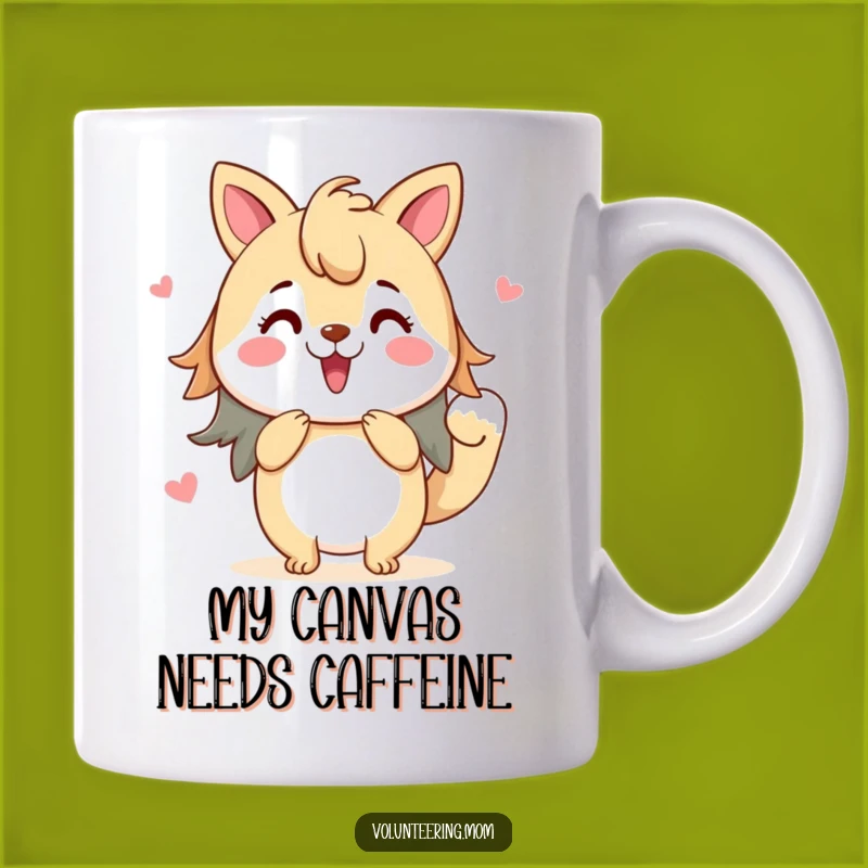 Funny Artistic Mom Animal Mug - Creative Expression Gift for Moms
