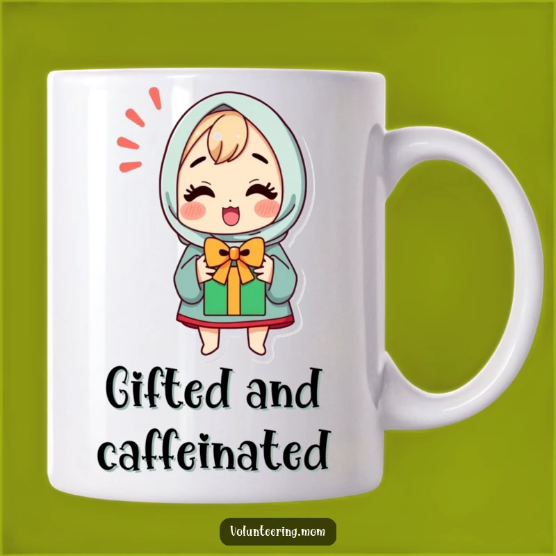 Funny Mom Mug: Excited Kawaii Recipient, Perfect Gift