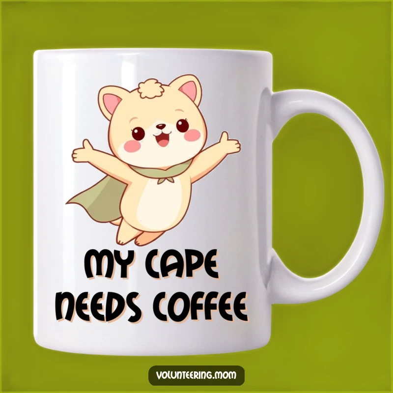 Funny Superhero Mom Animal Mug - Empowering Gift for Amazing Moms