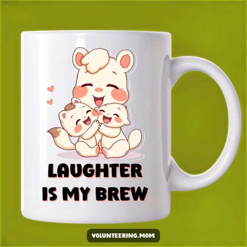 Funny Mom Animal Laughing Mug: Joyful Playtime Gift For Mothers