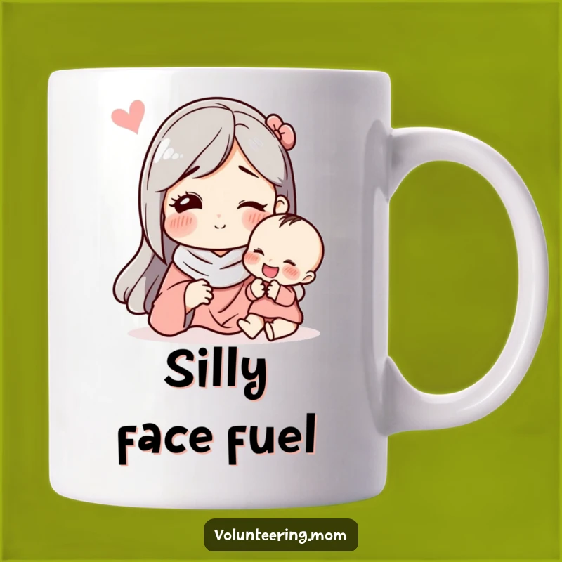 Funny Mom & Child Mug: Hilarious Faces for Laughter, A 'Funny Gift' for Parents