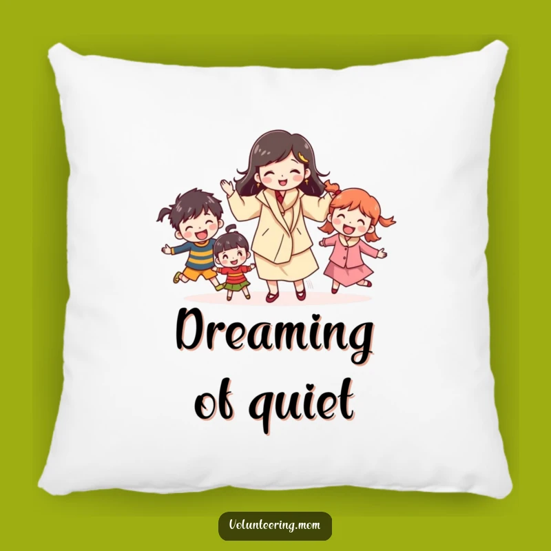 Cozy Funny Juggling Mom Pillow: Snuggle Up with Your Supermom!