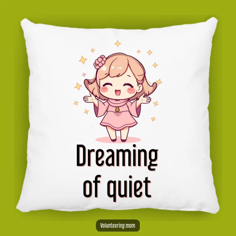 Funny Kawaii Mom Juggling Pillow - Cozy Sparkly Mom Decor Gift