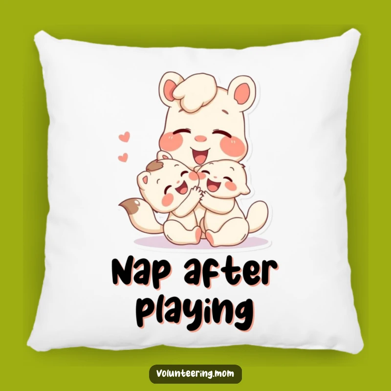 Funny Mom Animal Pillow: Playtime Laughter Comfort Cushion Gift