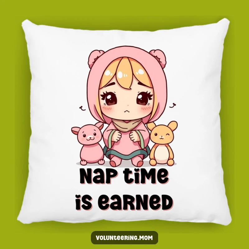 Funny Mom Toy Organizer Pillow - Comfy & Determined Mom Decor
