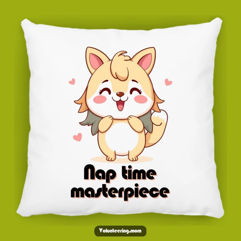 Funny Artistic Mom Animal Pillow - Comfy Cushion for Creative Moms
