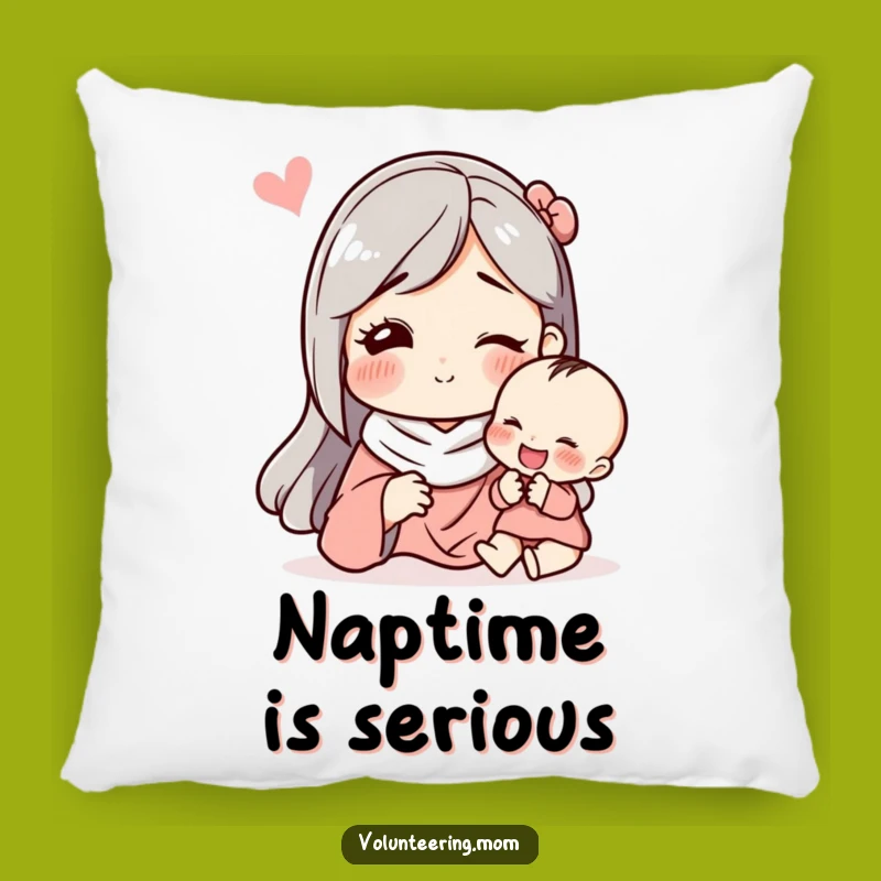 Funny Mom & Child Pillow: Cuddle Up with This Hilarious 'Funny Gift' Comfort Accent
