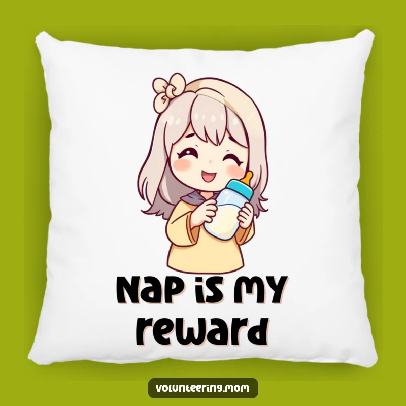 Soft Funny Mom Baby Bottle Pillow - Comfy & Hilarious Gift for Cozy Moments