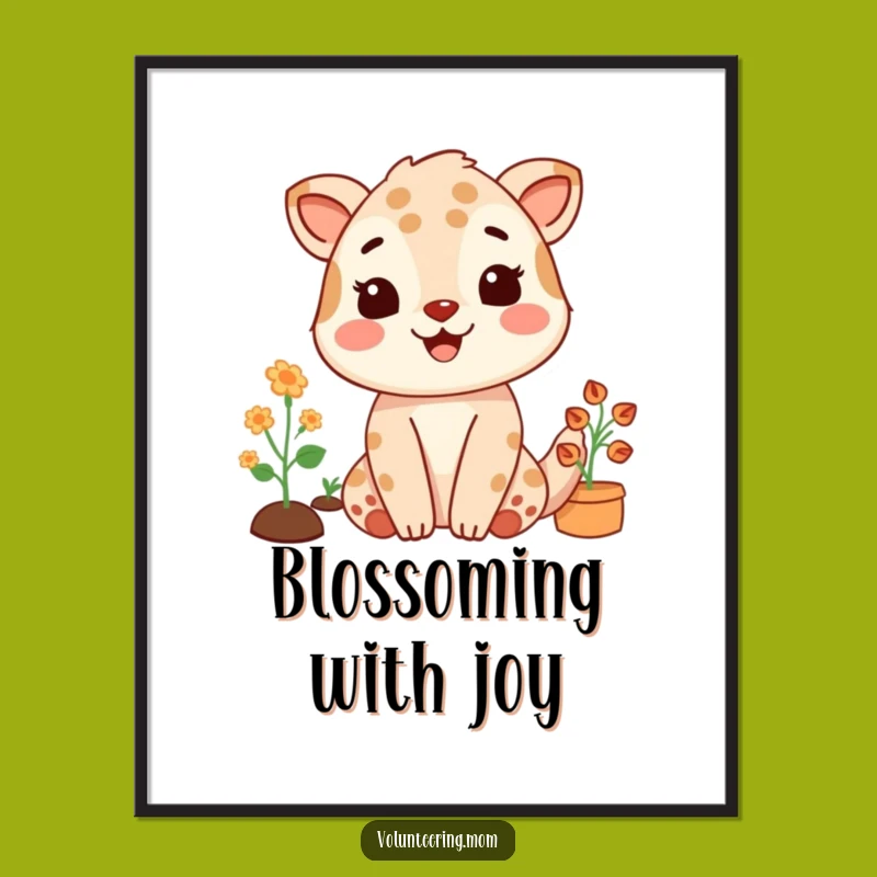 Funny Mom Gardener Animal Digital Art - Instant Download for Garden Bliss