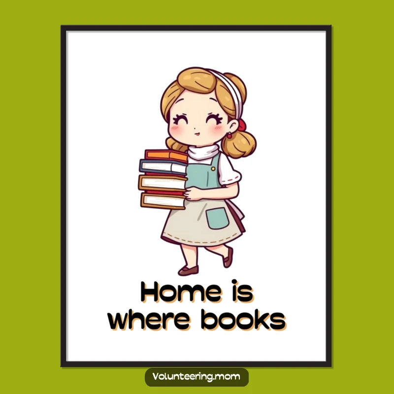 Instant Funny Book Mom Digital Art: Download Literary Charm Today!