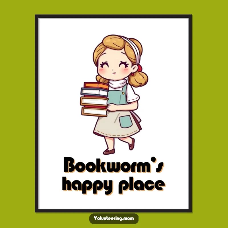 Funny Intellectual Mom Poster: Decorate with Literary Motherhood Charm!