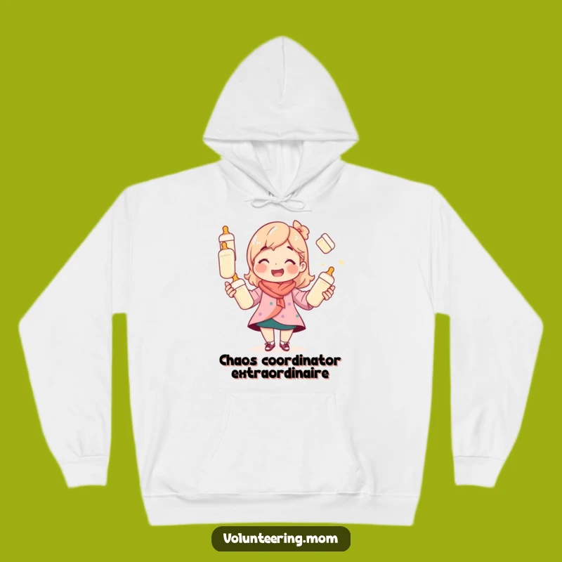 Cozy Funny Mom Juggling Bottles Hoodie The Perfect Funny Gift for Sleepy Parents