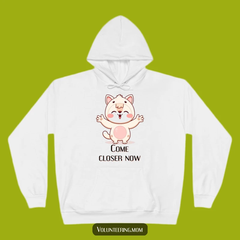 Cozy Funny Kawaii Mom Connection Hoodie - Embrace & Connect in Style!