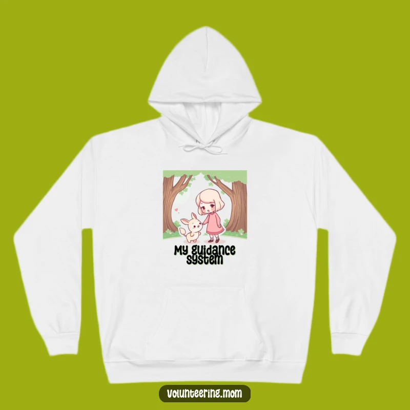 Funny Mom Hoodie: Cozy sweatshirt with a gentle mom guiding, a comforting funny gift.