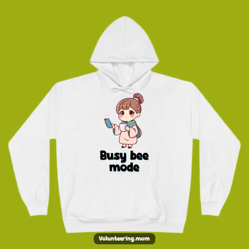Funny Mom Multitasking Hoodie: Stay Cozy While Juggling: 'Funny Gift' Parent Sweatshirt