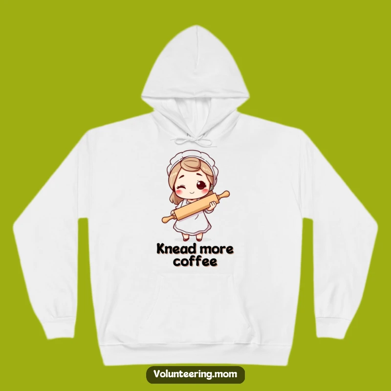 Funny Winking Mom Rolling Pin Hoodie: Cozy and Hilarious Mom Gift!