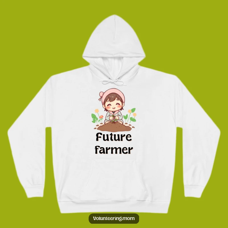 Funny Mom Planting Seed Hoodie - Cozy & Hopeful Mom Gift