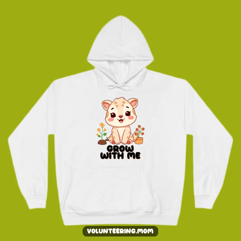 Funny Happy Gardener Mom Animal Hoodie - Cozy Gift for Plant Moms
