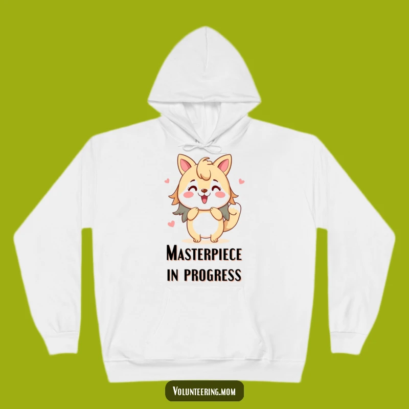 Funny Artistic Mom Animal Hoodie - Cozy Gift for Creative Moms