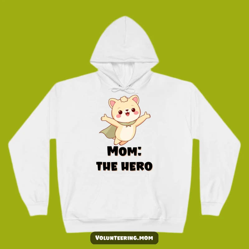 Funny Superhero Mom Animal Hoodie - Cozy Gift for Mom Superstars
