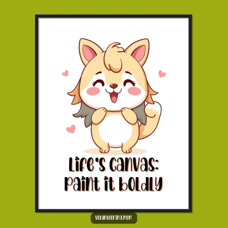 Free Printable Wall Art: Creative Mom Animal Funny Decor, Downloadable Art for Artists
