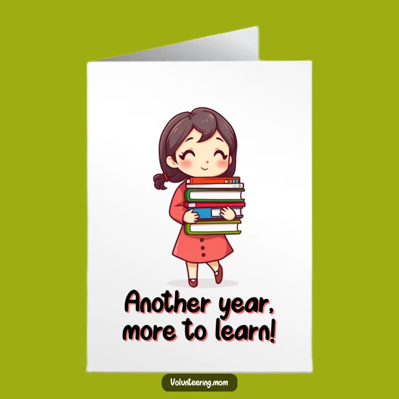 Free Printable Birthday Card: Busy Book Mom Design for a Chapter of Fun!