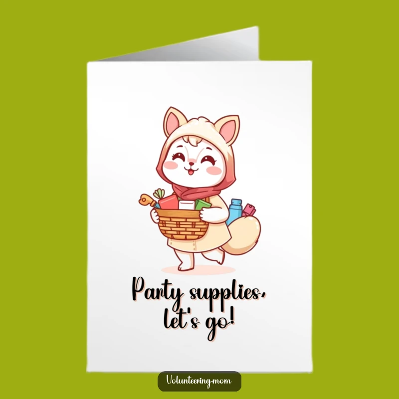 Free Printable Kawaii Mom Birthday Card: Funny Animal Mom Downloadable Gift