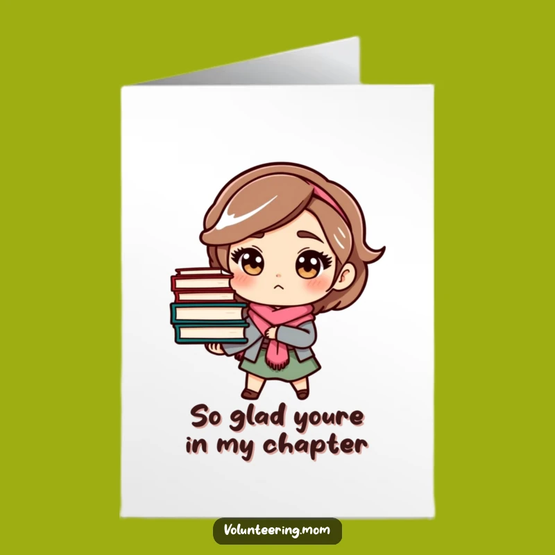 Free Printable Birthday Card: Determined Mom, Books Stack, Funny Downloadable Gift