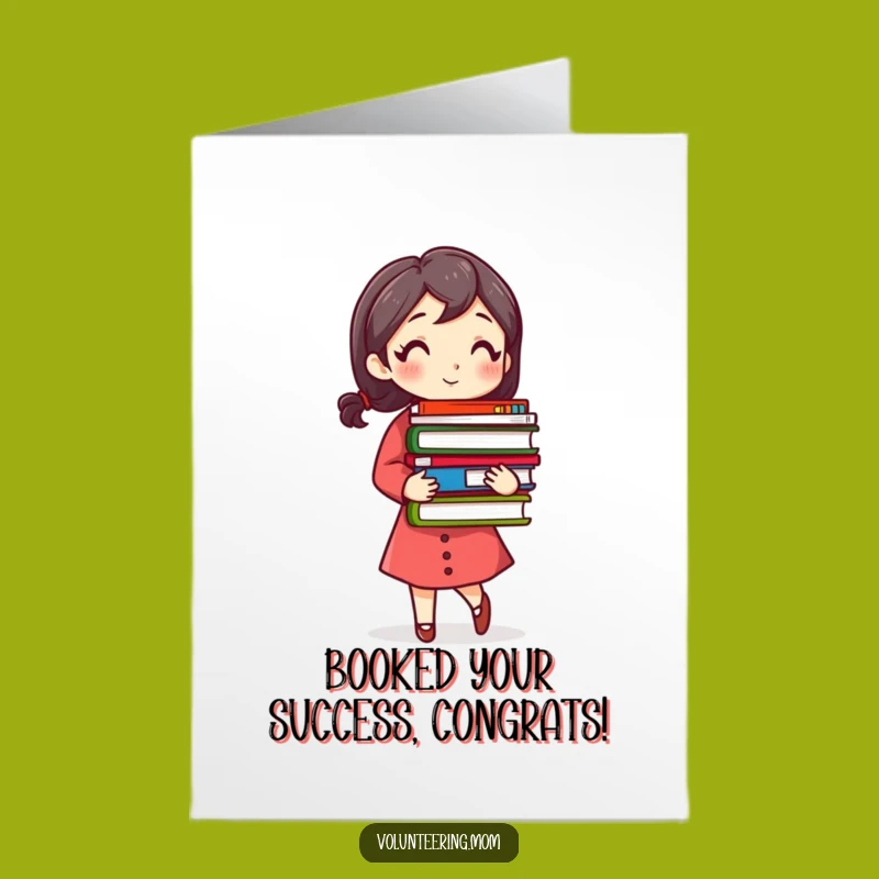 Free Printable Congrats Card: Busy Book Mom for New Chapters & Achievements!