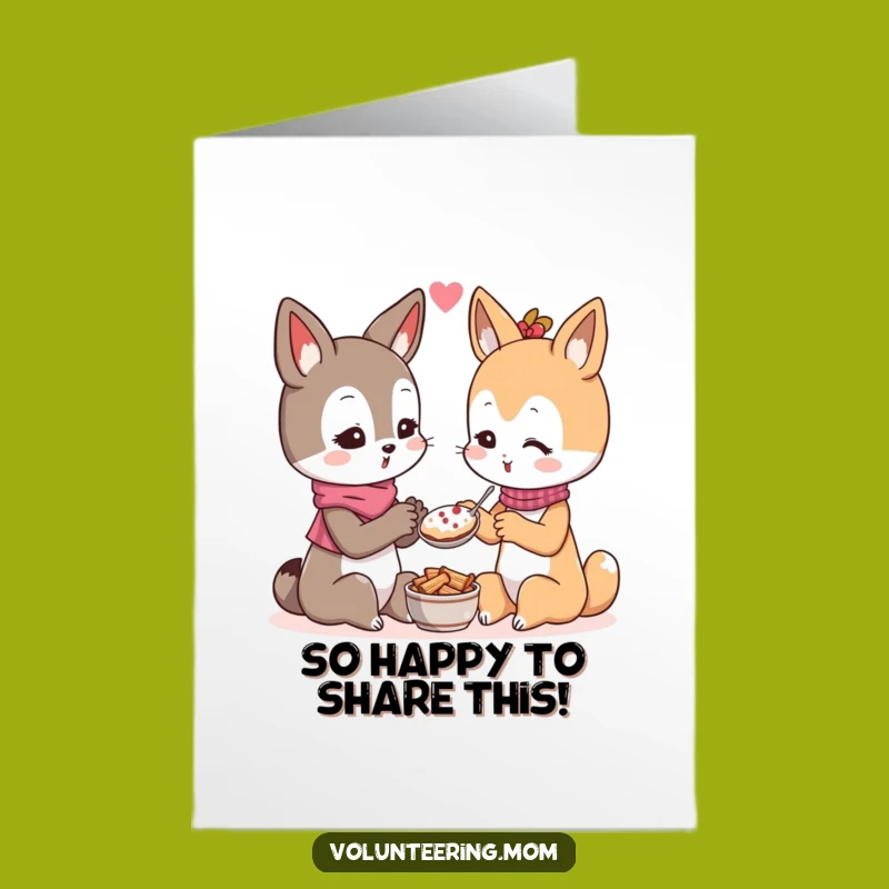 Free Printable Congrats Card: Generous Sharing Kawaii Mom, Heartfelt DIY Download
