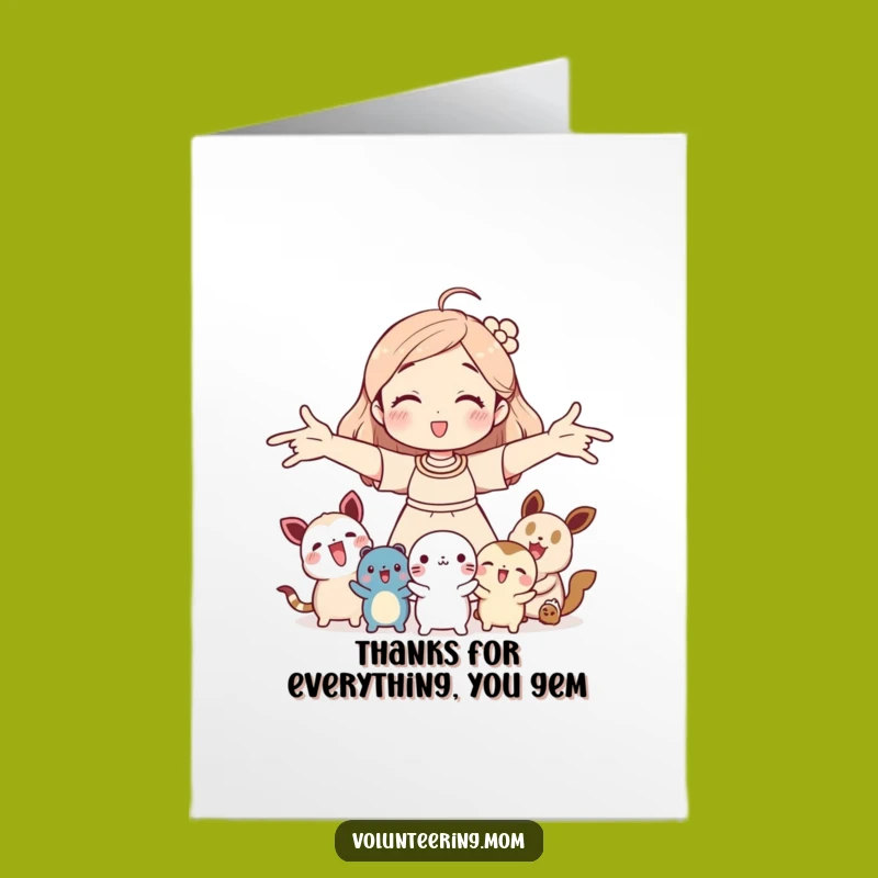 Free Printable Thank You Card: Funny Mom Welcoming, Grateful Gesture, Downloadable Gift