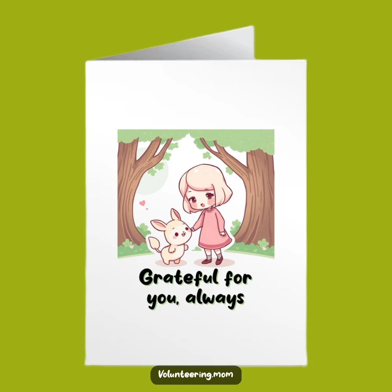 Free Printable Thank You Card: Mom Guides Lost Creature Funny Downloadable