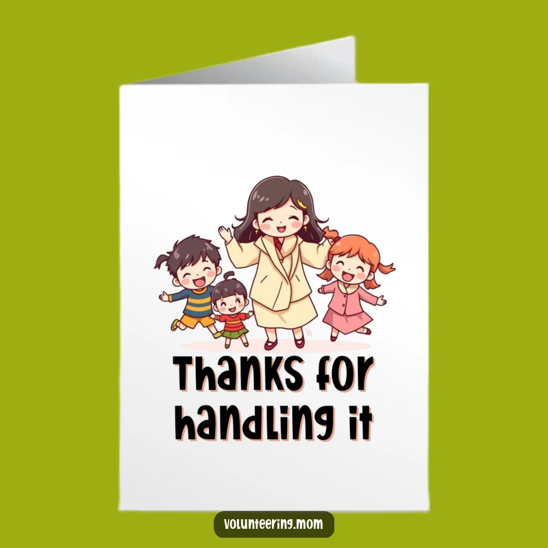 Free Printable Thank You Card: Mom's Juggling Thanks - Downloadable!
