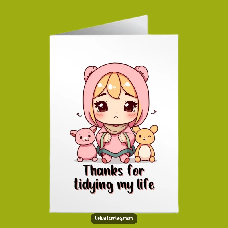 Free Printable Thank You Card: Toy Organizer Mom, Funny Downloadable Appreciation Gift