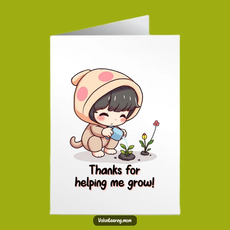 Free Printable Thank You Card: Magical Growth, Grateful Tending, Downloadable!